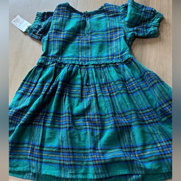 Green Plaid Kids Dress size 5T - Picture 7 of 8